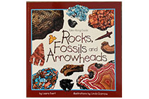 Book cover of Rocks, Fossils and Arrowheads book